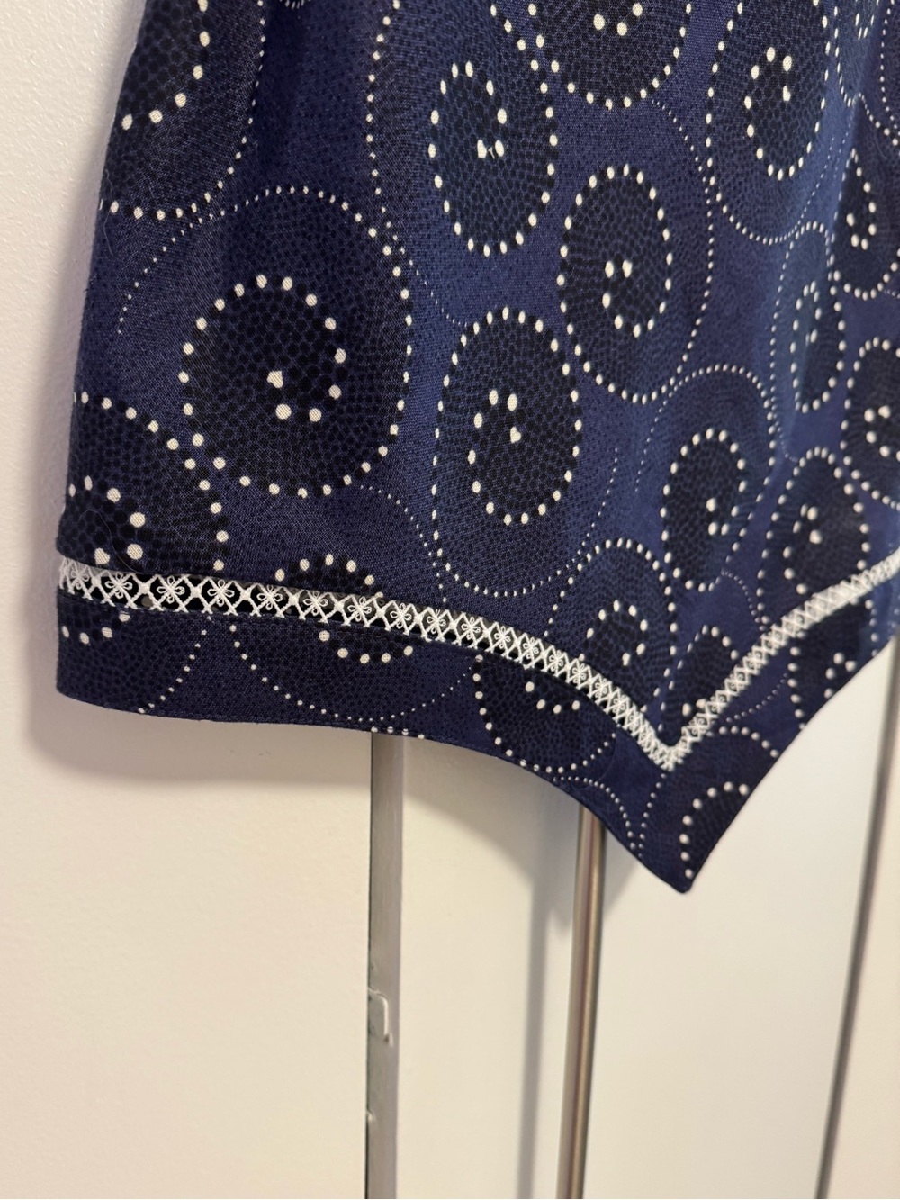 Staud Megan Halter Mini Dress (Navy/Whirlpool) - Picture 3 of 5